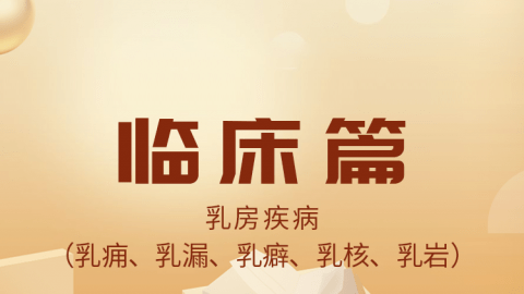 2025中医医术确有专长临床篇-乳房疾病