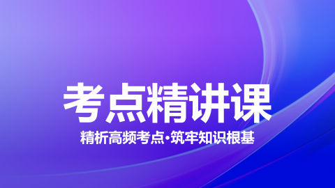 2026心理治疗（正高）-考点精讲课